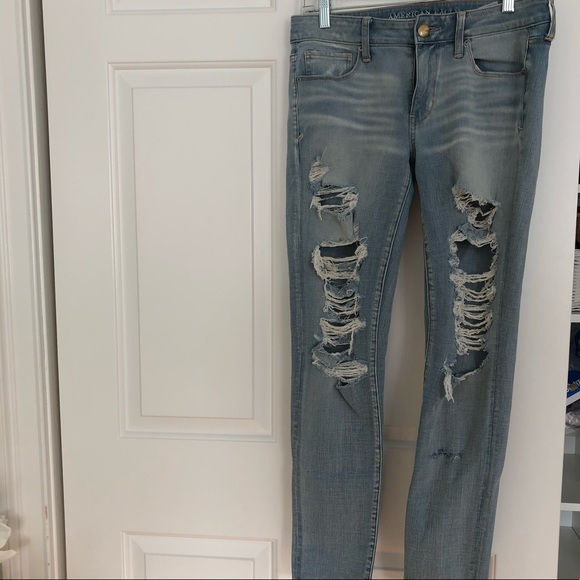 American Eagle Outfitters Denim - American Eagle Distressed Skinny Jeans